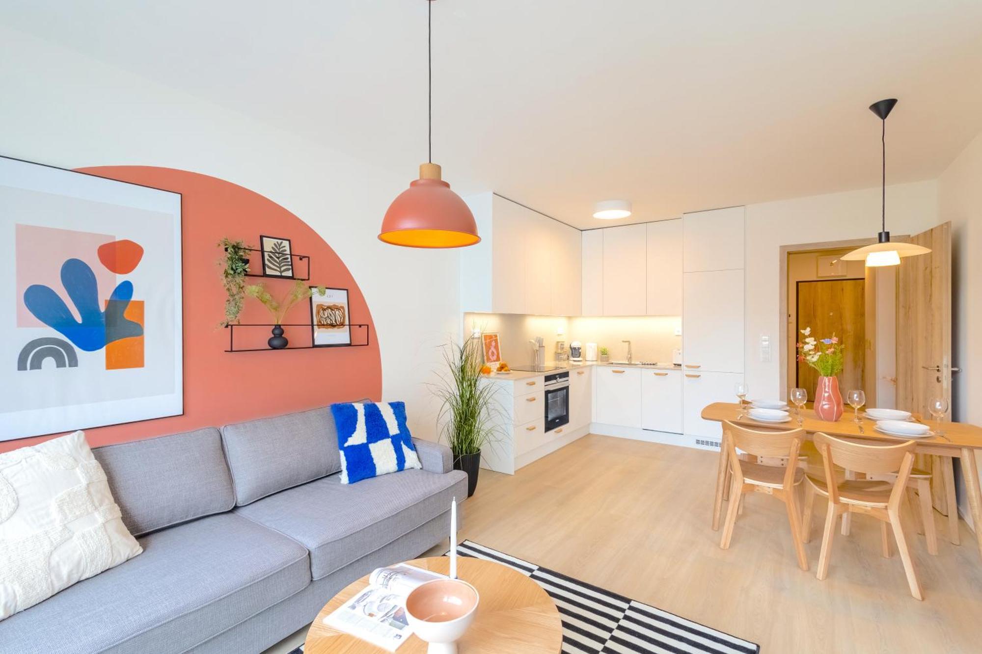 Design Apartment - Balcony, Free Parking, Yoga, 10 Mins To Center, By Gravity Prag Exterior foto