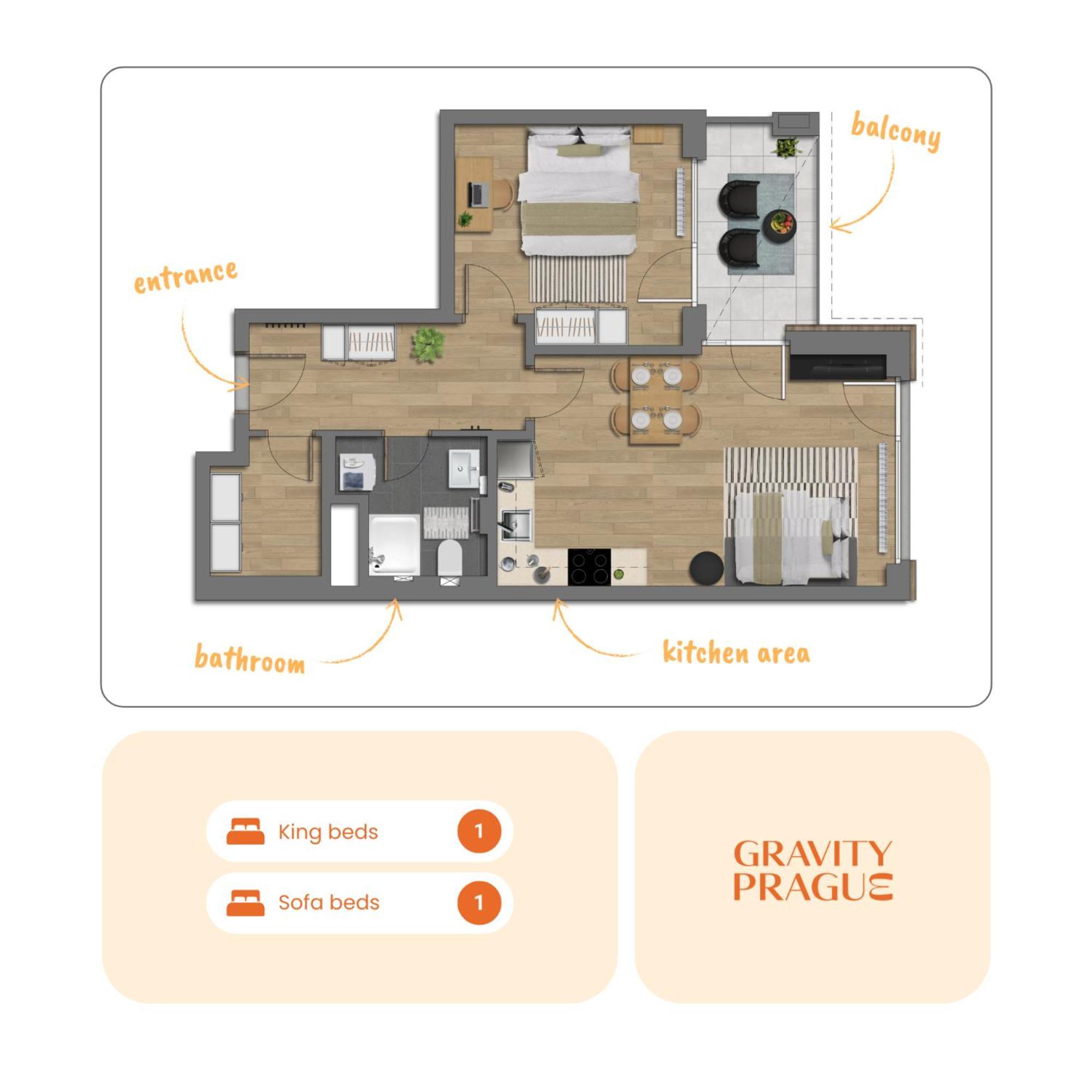 Design Apartment - Balcony, Free Parking, Yoga, 10 Mins To Center, By Gravity Prag Exterior foto